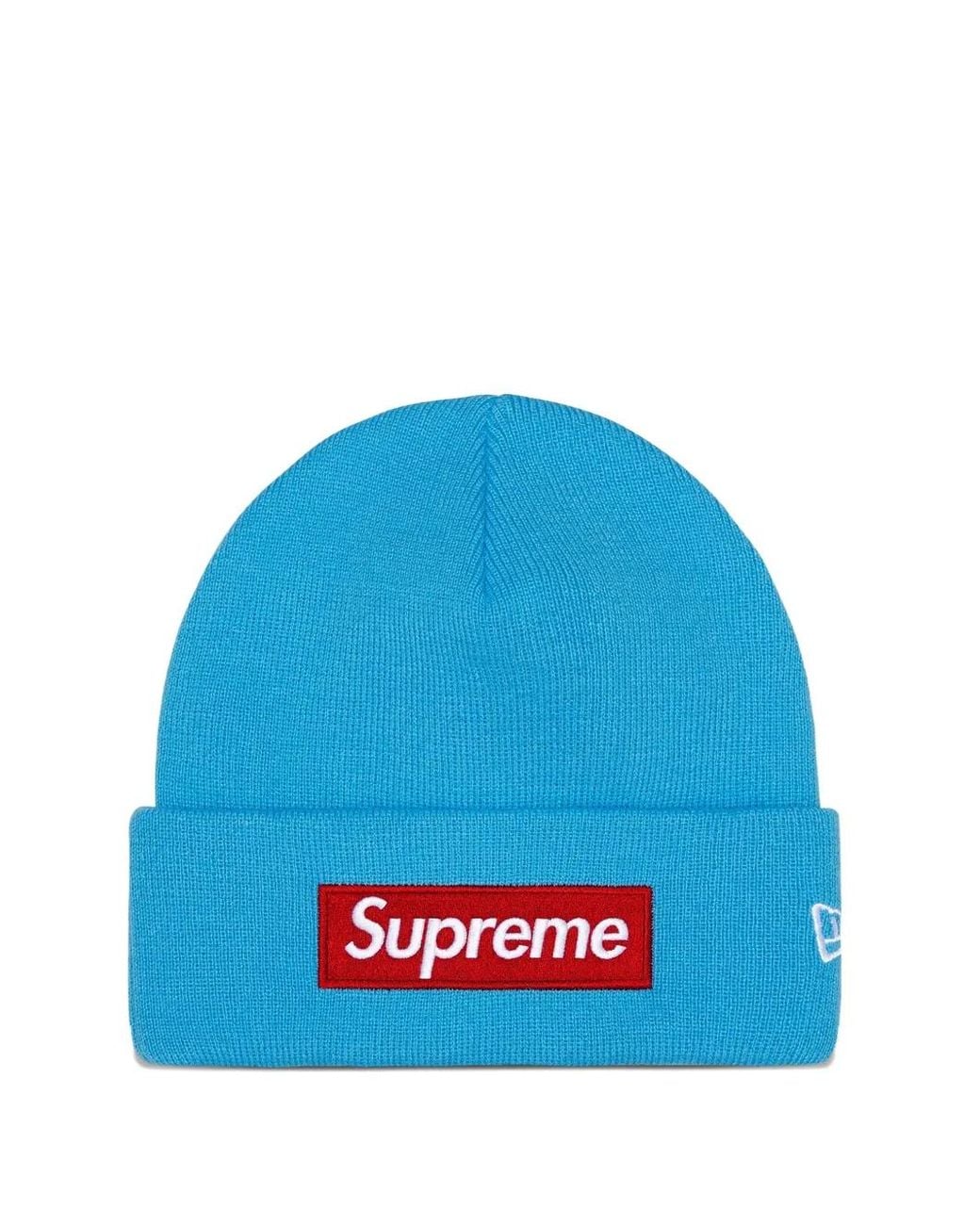 Supreme Blue X New Era Bonnet À Logo for men