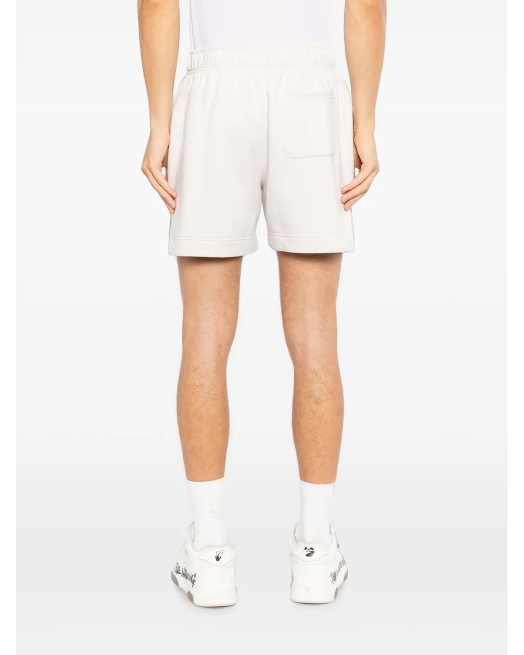 Melt White Short À Imprimé Graphique for men