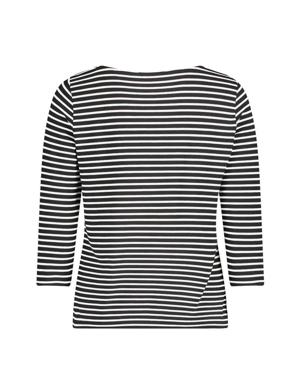 Betty Barclay Black Striped Long-Sleeve Top