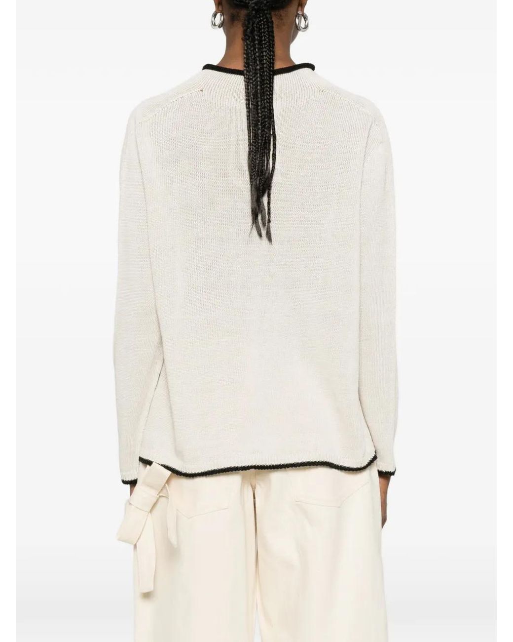 Jersey Attore Estampado Max Mara de color White