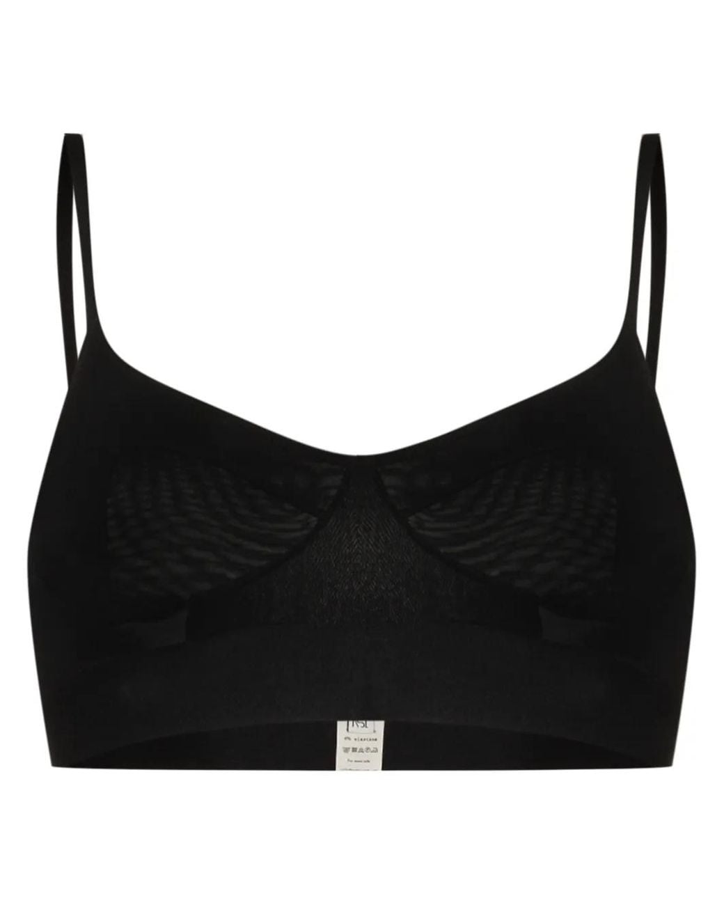Baserange Black Soft Bralette - Women's - Bamboo/elastane