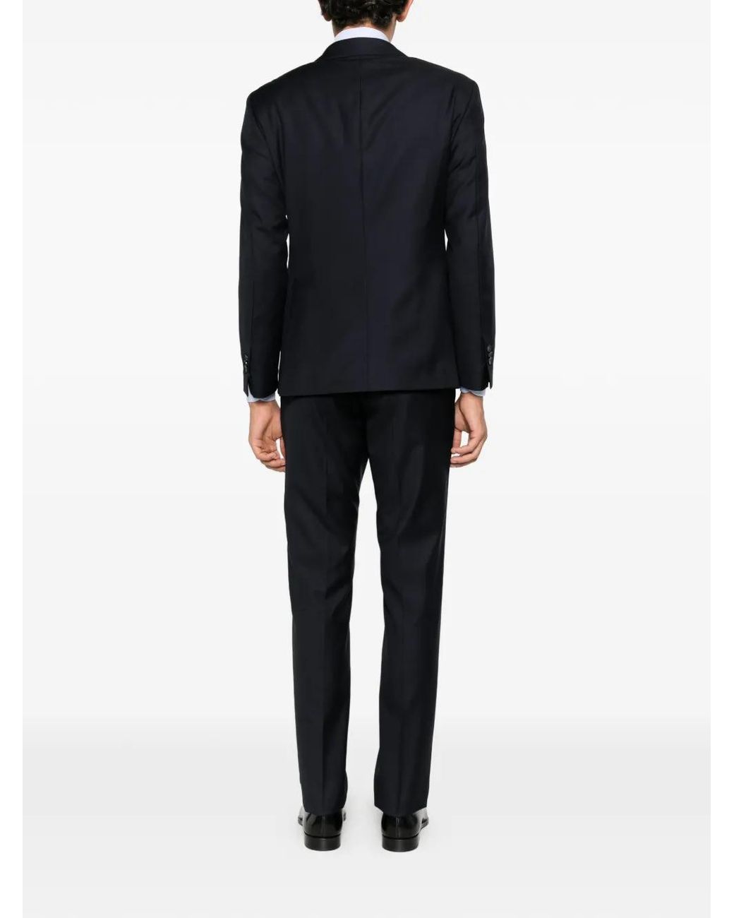 época Blue Costume À Veste À Boutonnière Croisée for men