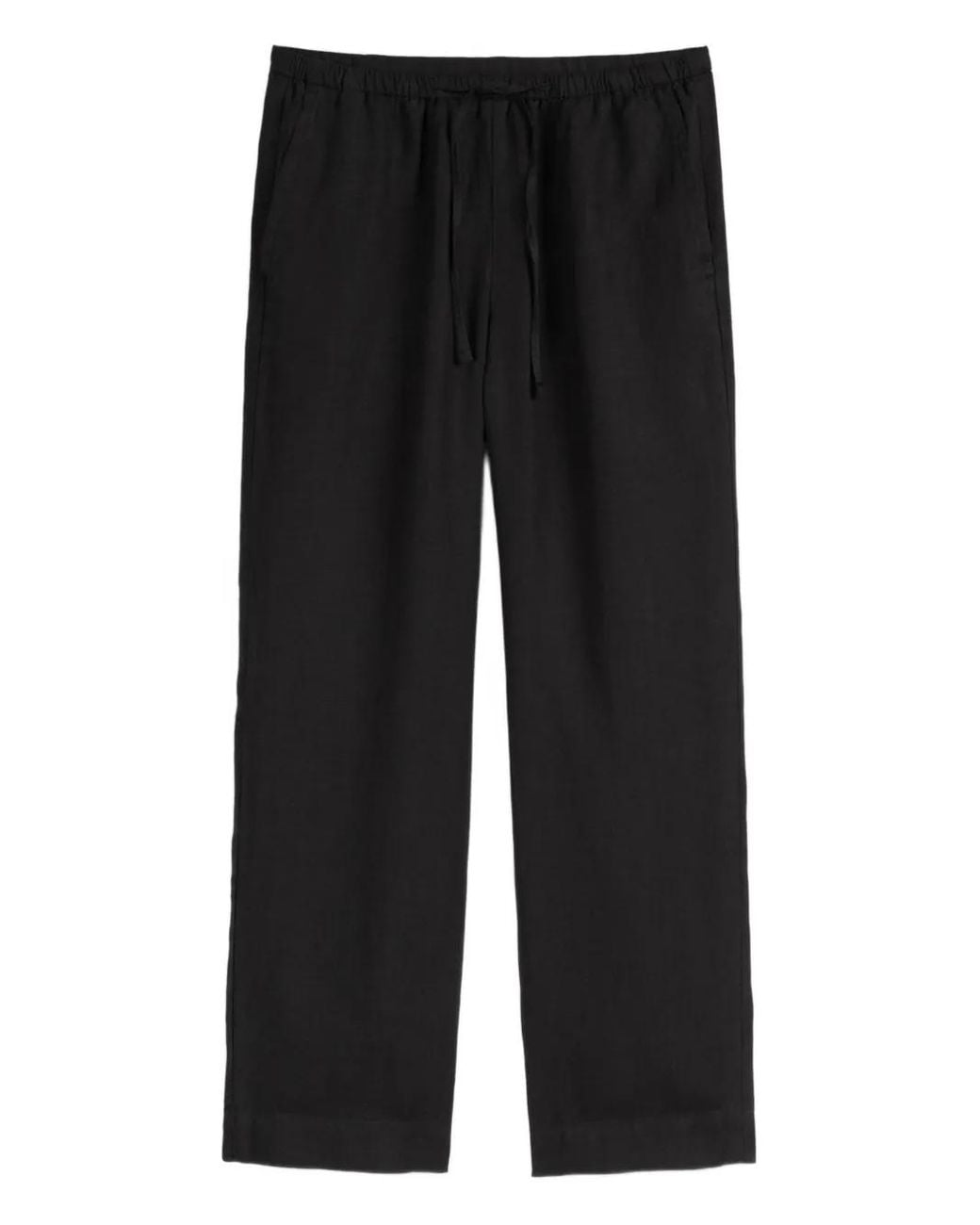 Marc O' Polo Black Drawstring Tapered Trousers