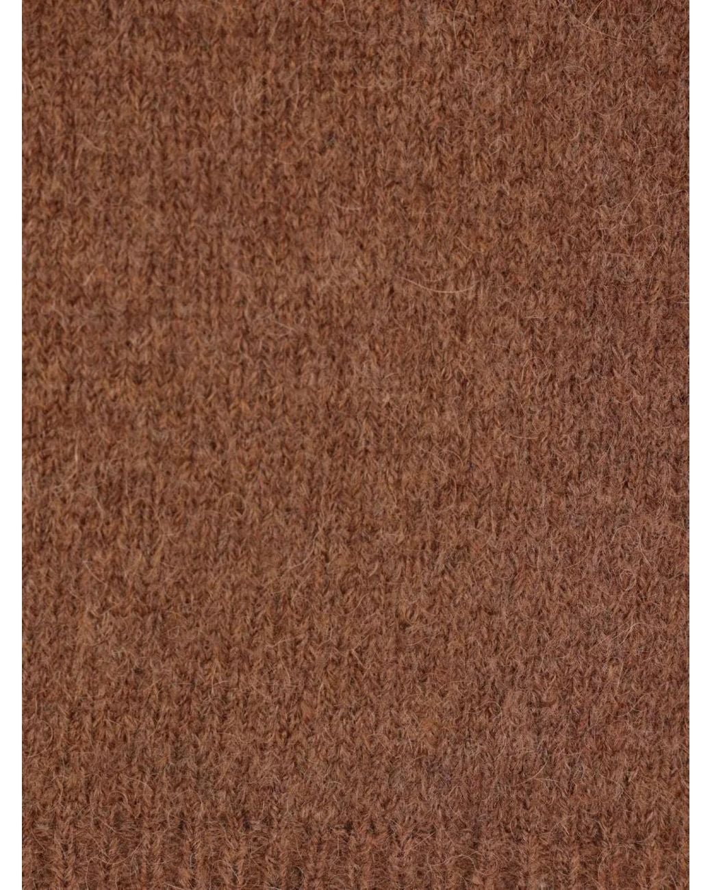 Roberto Collina Brown Round-Neck Sweater for men