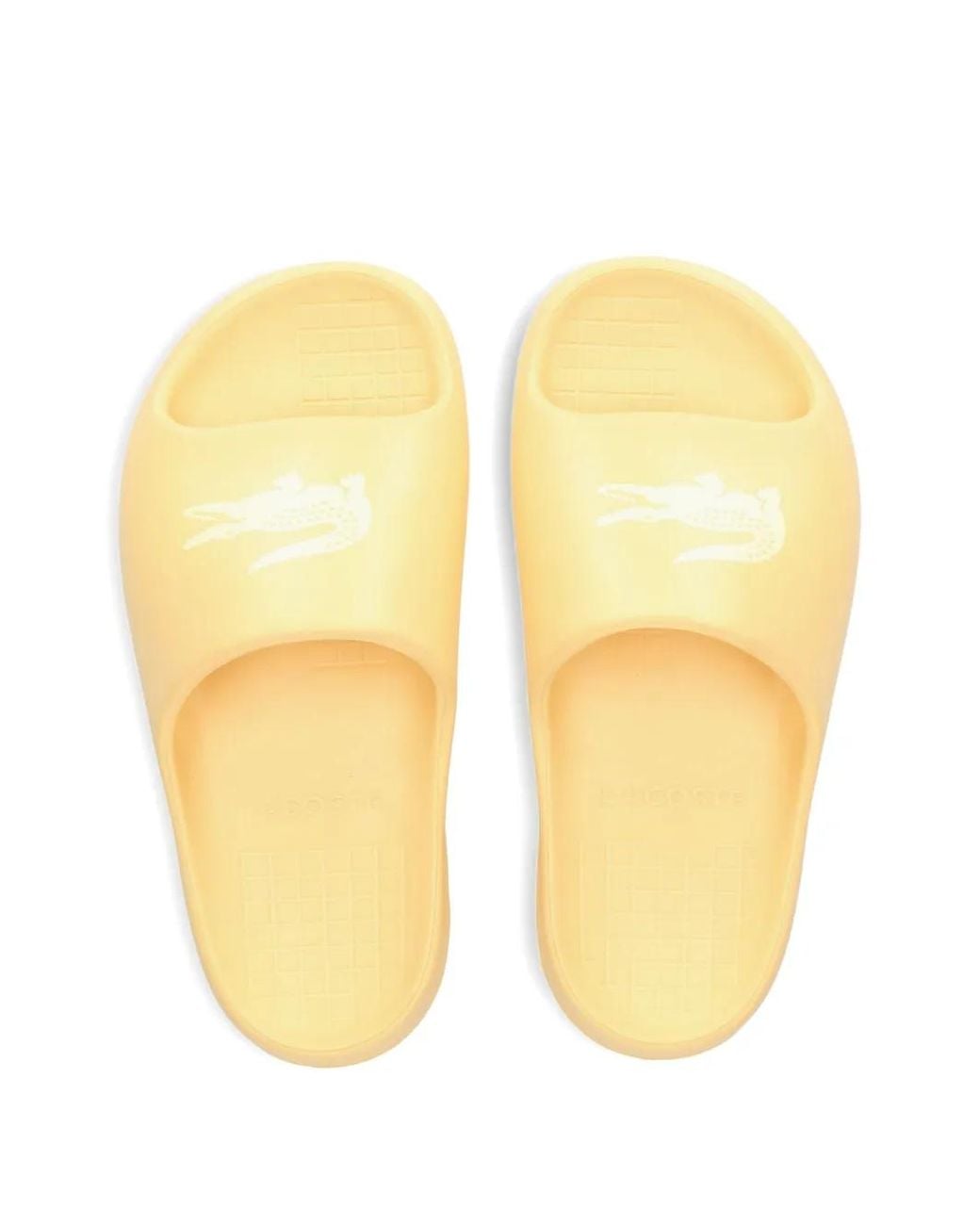 Lacoste Natural Serve Pantoletten Mit Logo