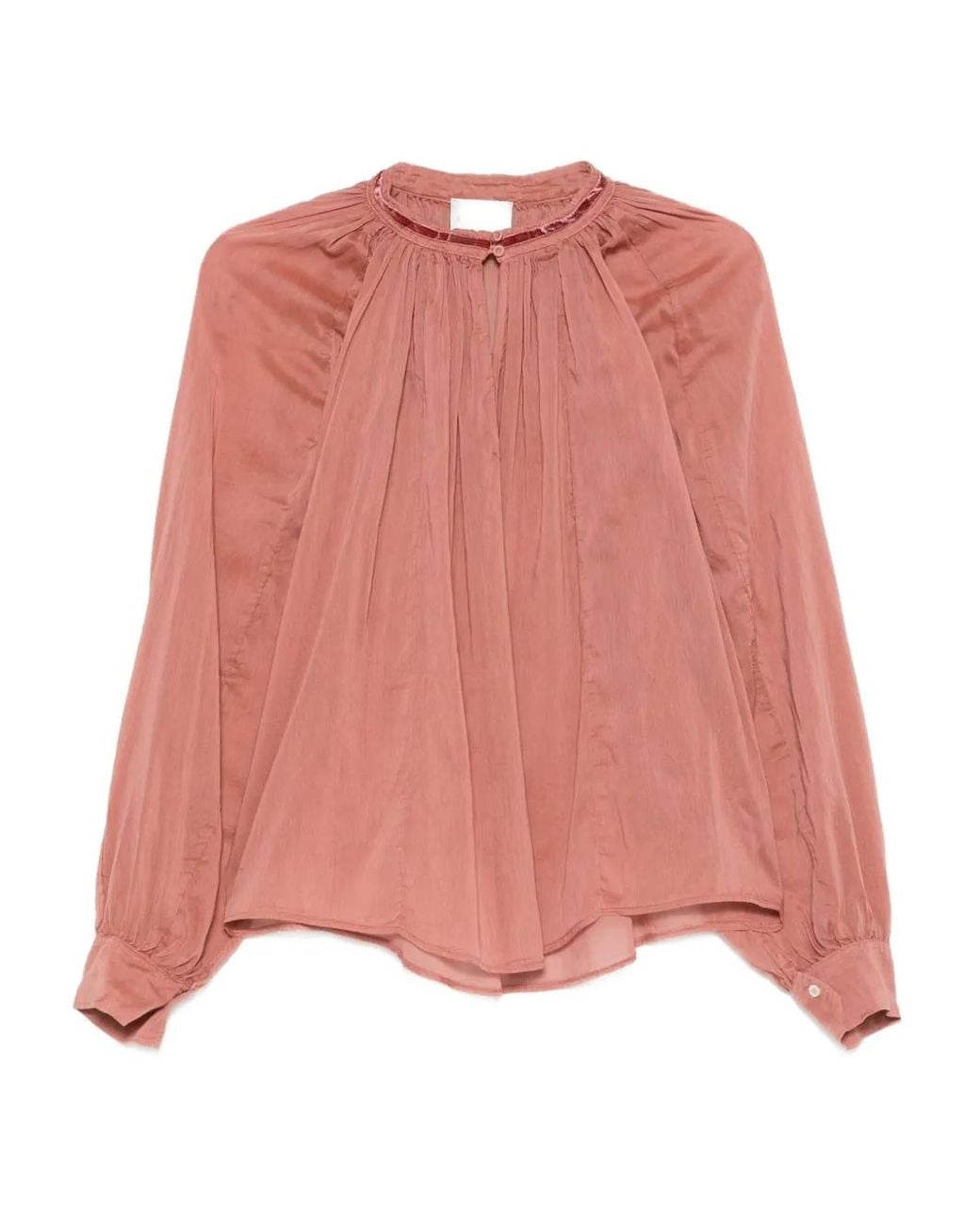 Forte_forte Pink Pleated Top