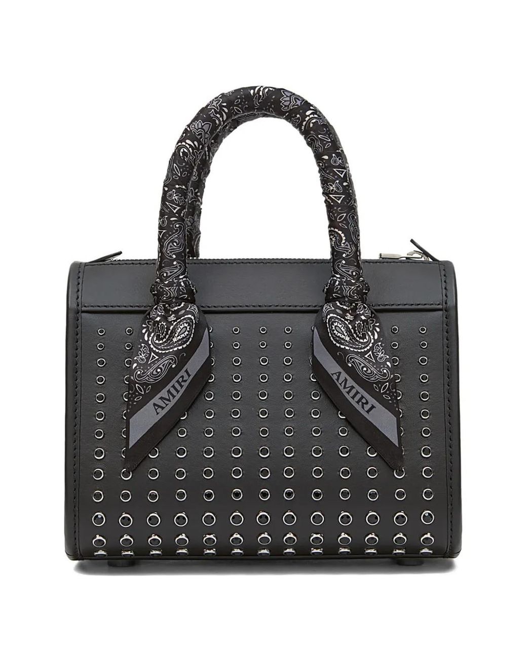 Amiri Black Micro Triangle Stud Bag