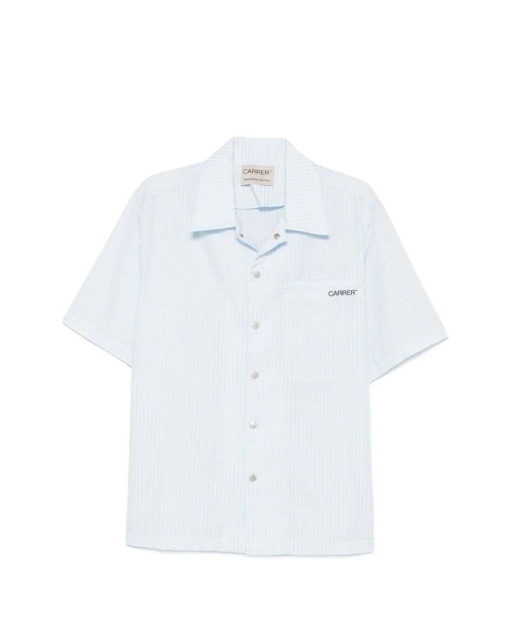 Carrera White Beck Check Short-Sleeve Shirt for men