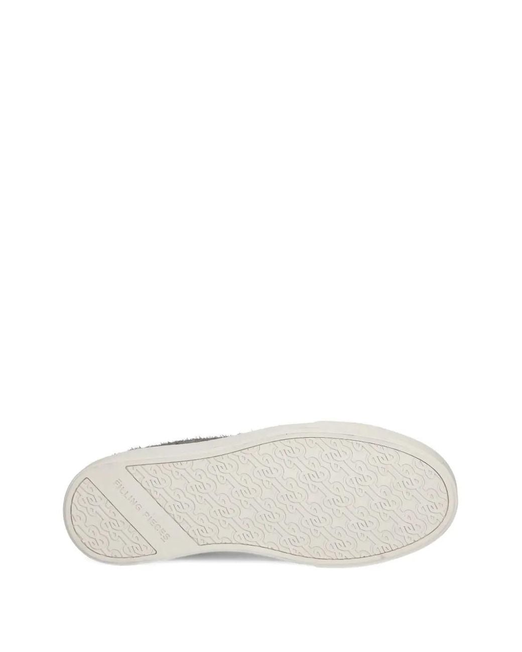 Filling Pieces Gray Suede Lace-Up Sneakers for men