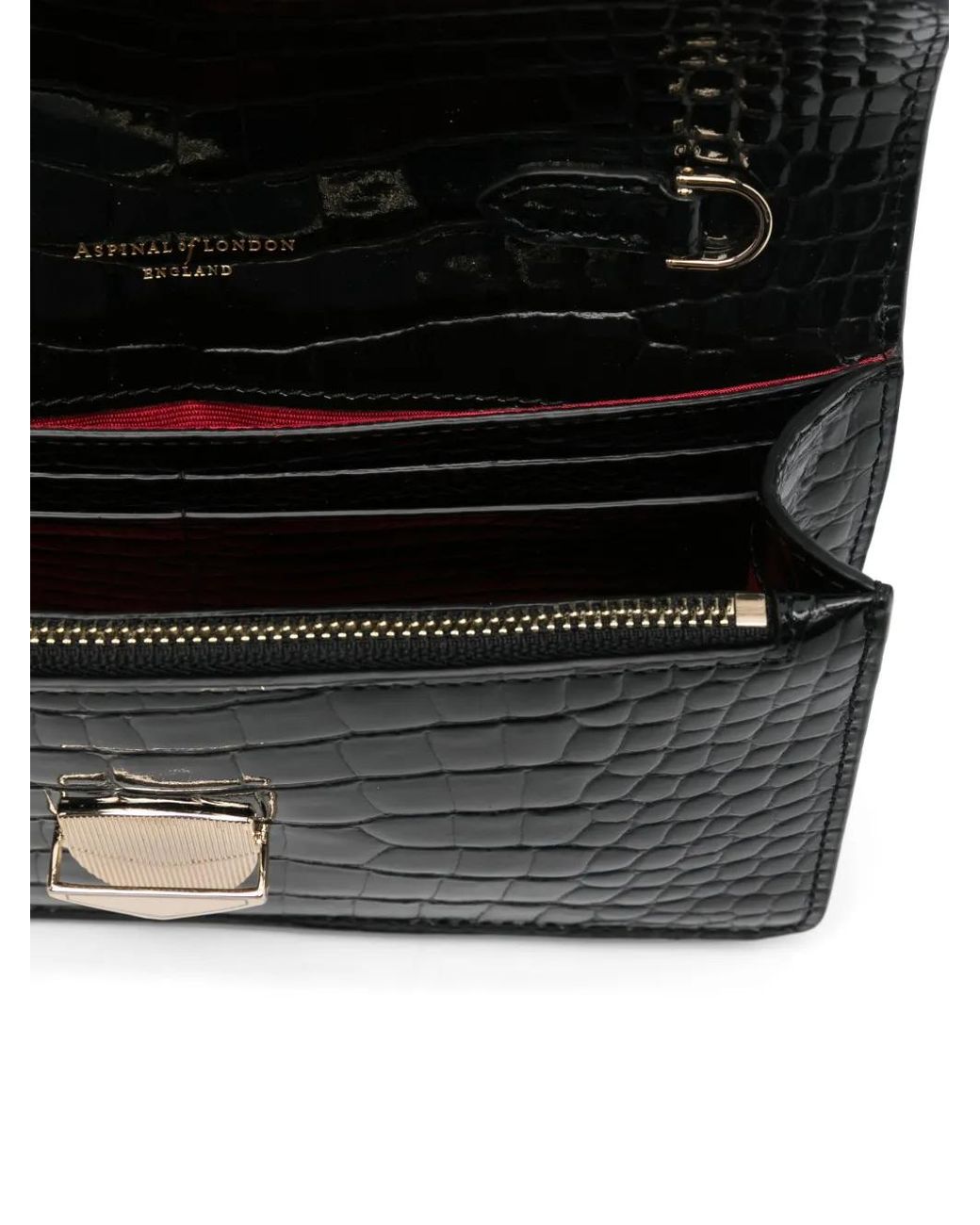 Aspinal Mayfair Clutch in het Black