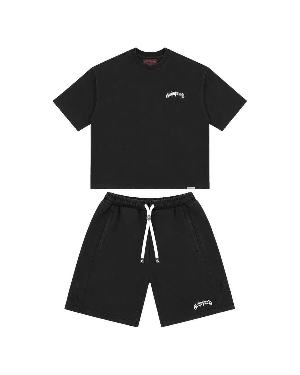 Godspeed Black Vital Logo-Print Shorts Set for men