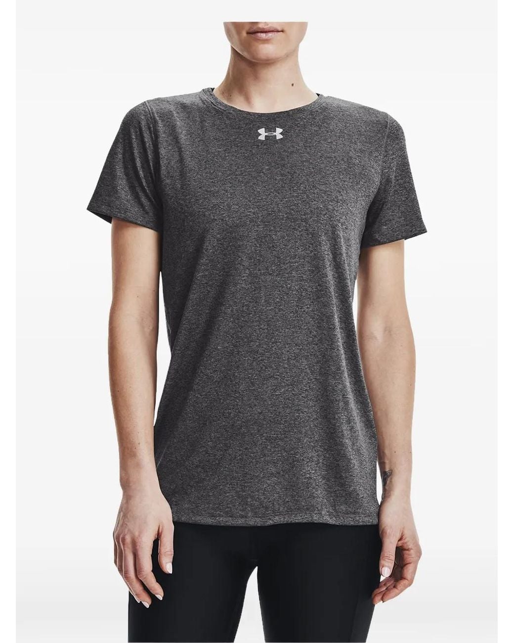 Under Armour Gray Locker Short-Sleeve T-Shirt