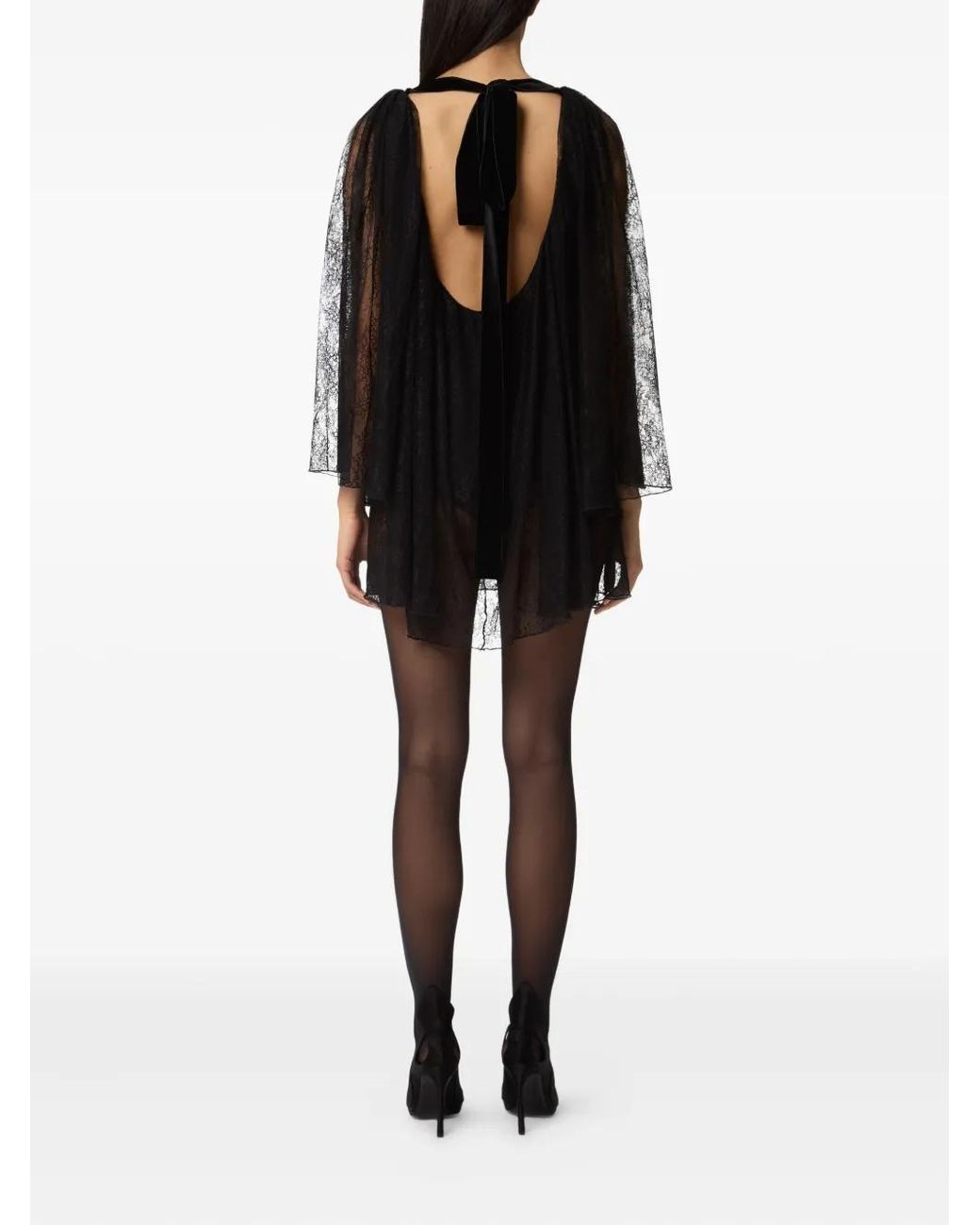 Nina Ricci Black Lace Bodysuit