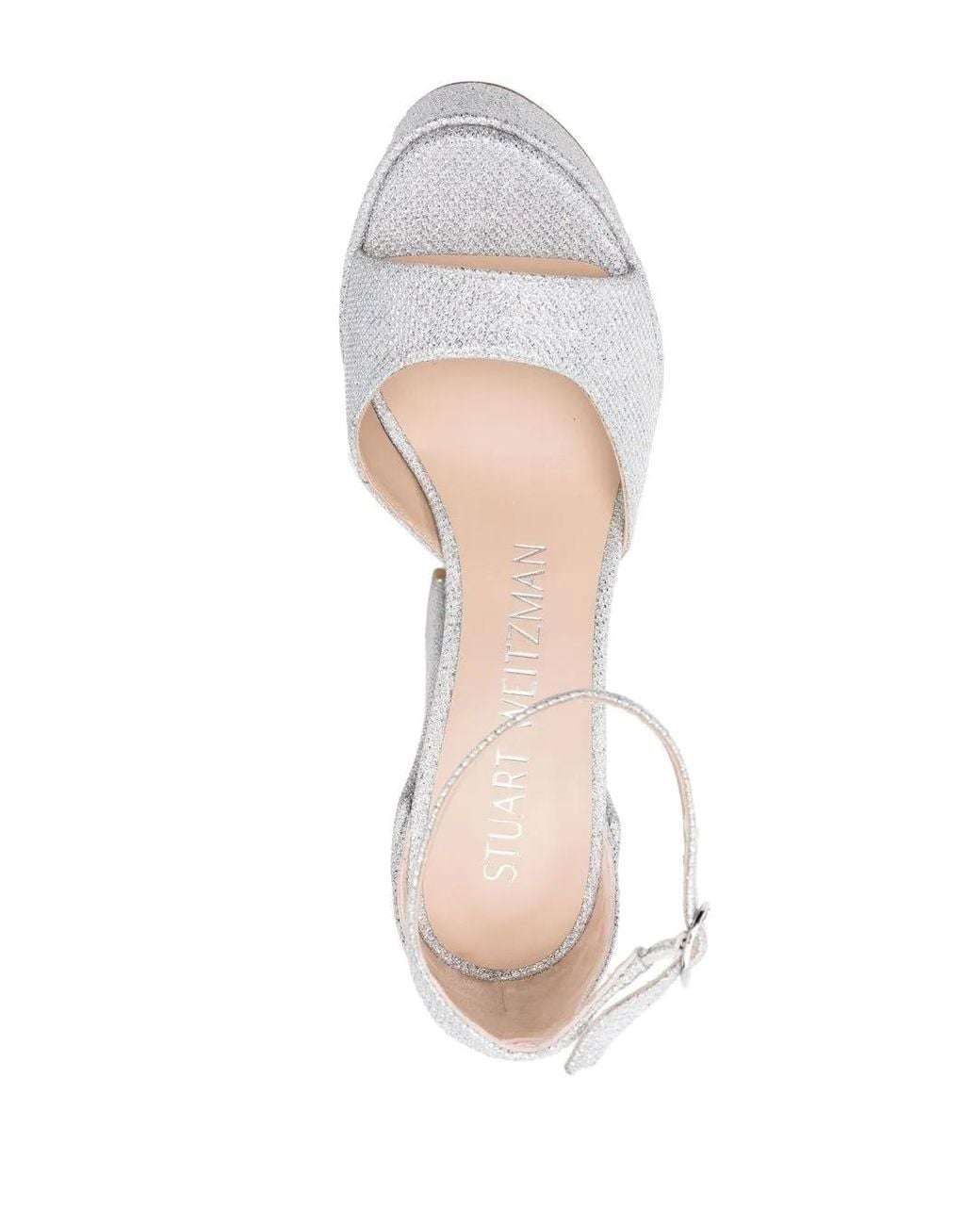 Stuart Weitzman White Platform Sandals