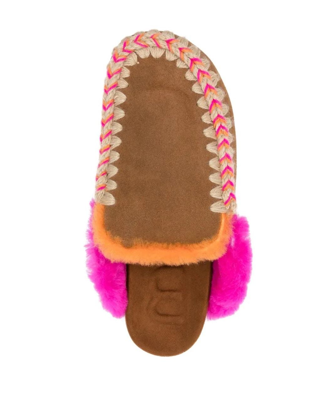 Mules Winter Mou en coloris Pink