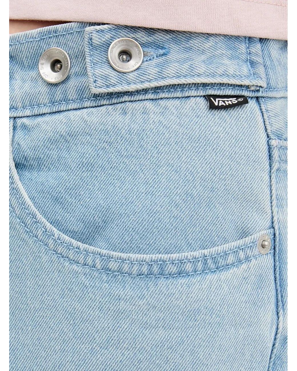 Vans Blue Baggy Jeans Check-5