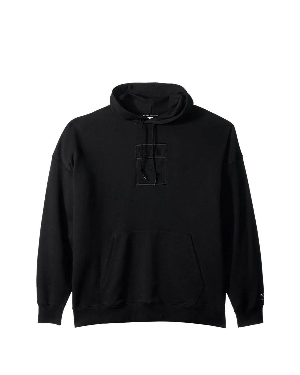 PUMA Black Downtown Oversized Hoodie for men