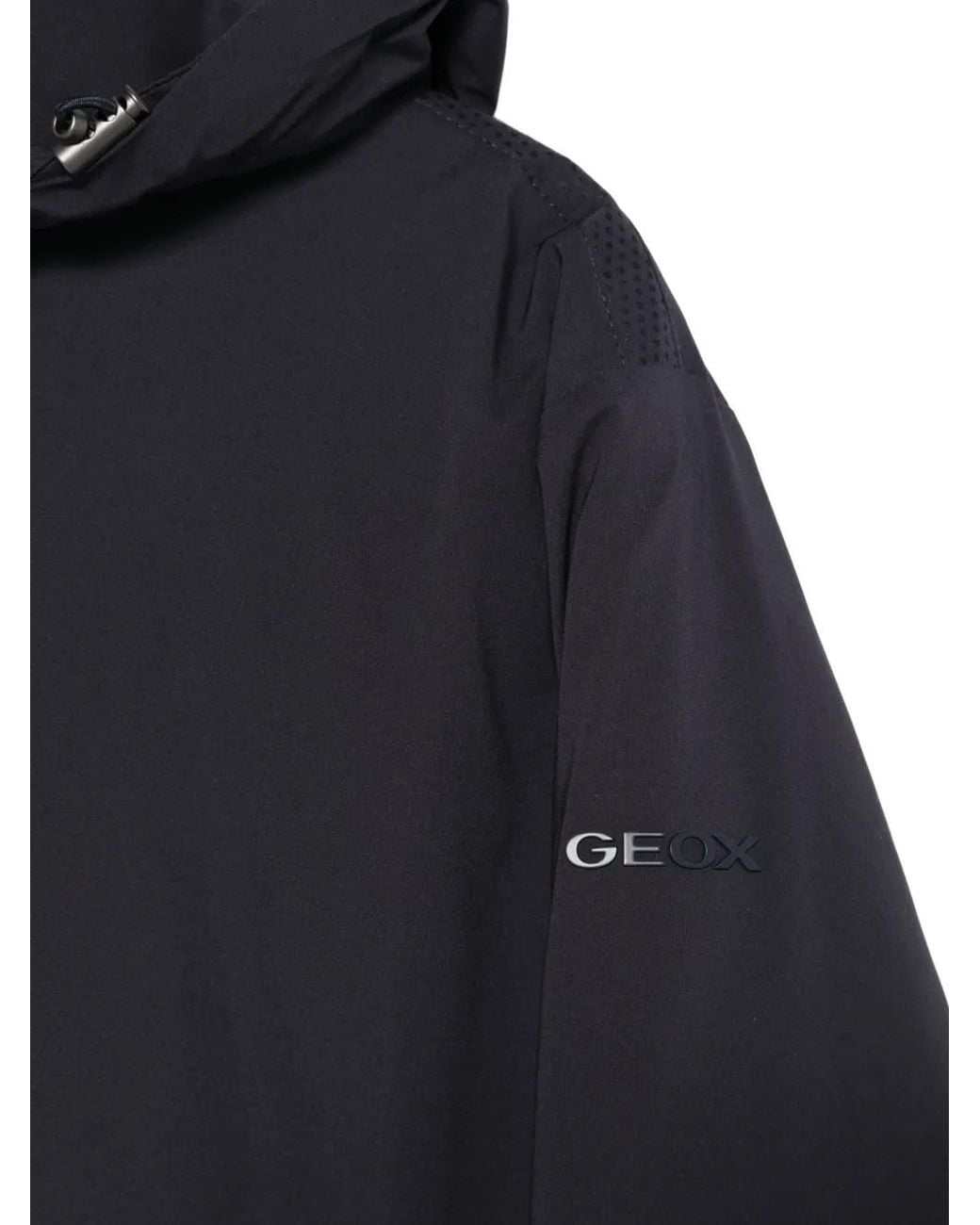 Geox Blue Aurelio Hooded Jacket for men