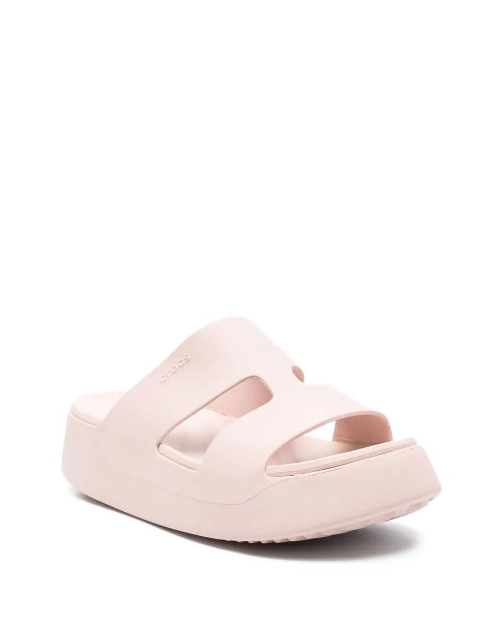 CROCSTM Pink Getaway Double-Strap Platform Sandals
