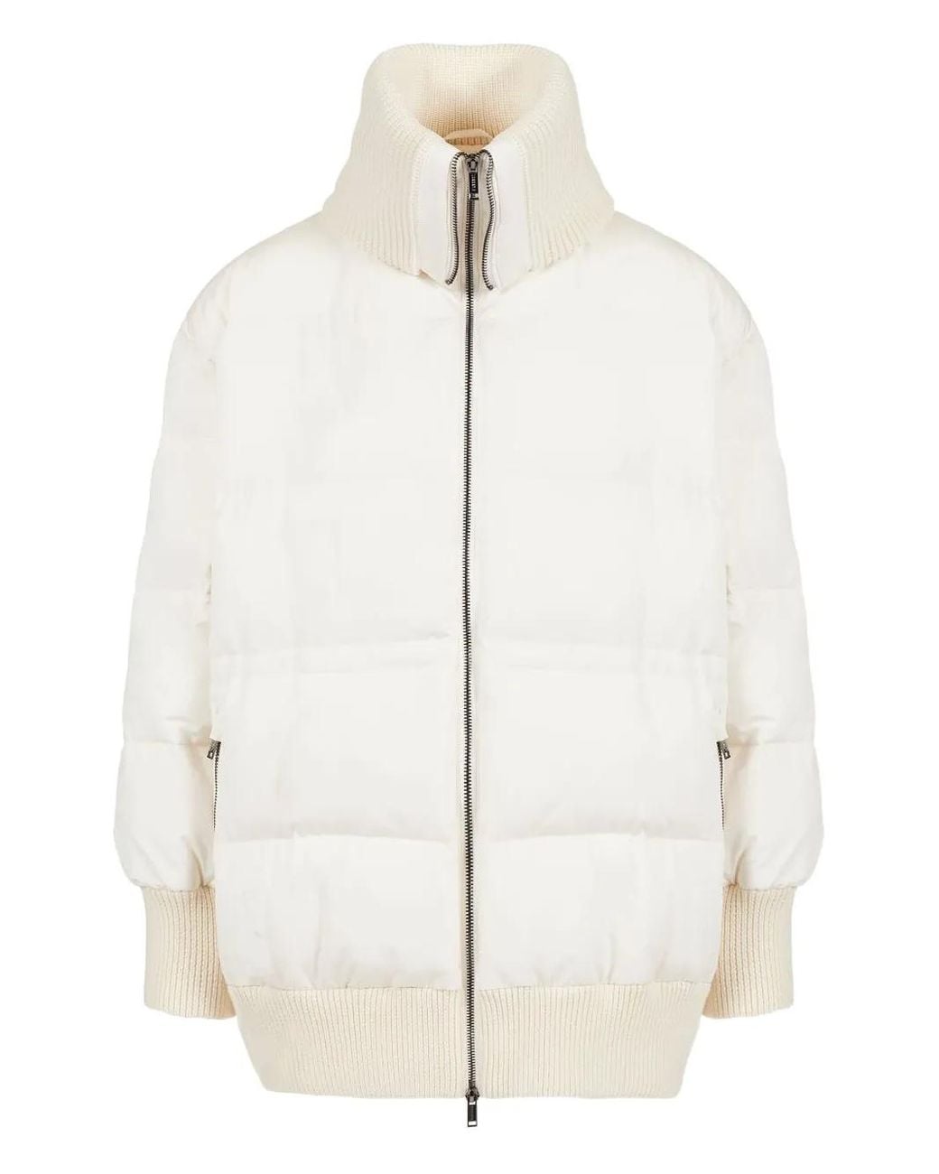 Iceberg White Ribbed Jacket