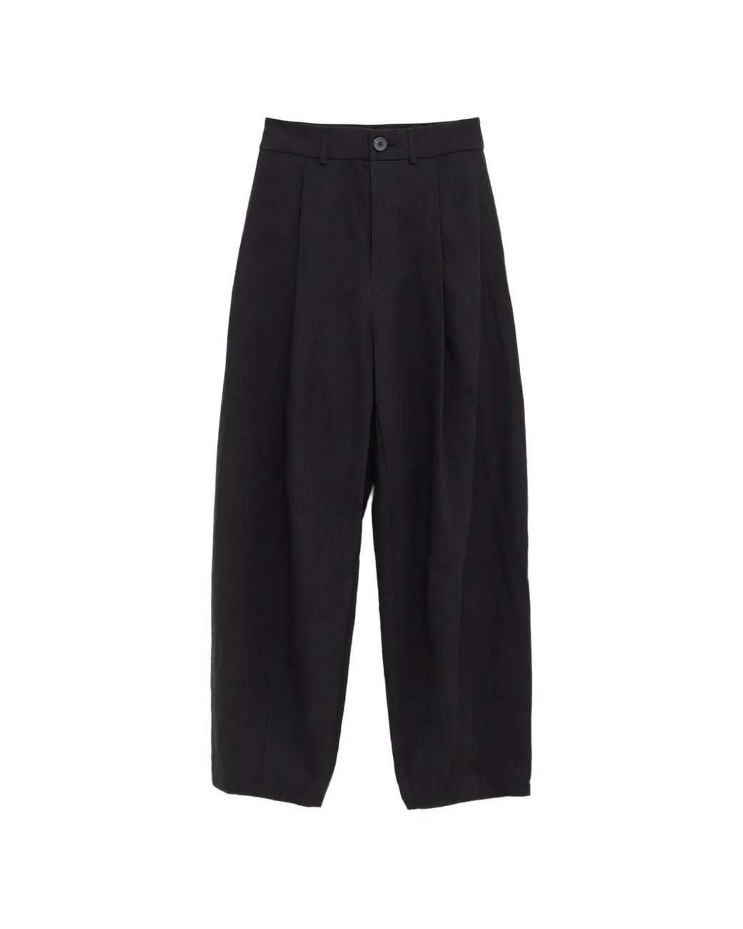 Lauren Manoogian Black Pantalon De Costume À Plis