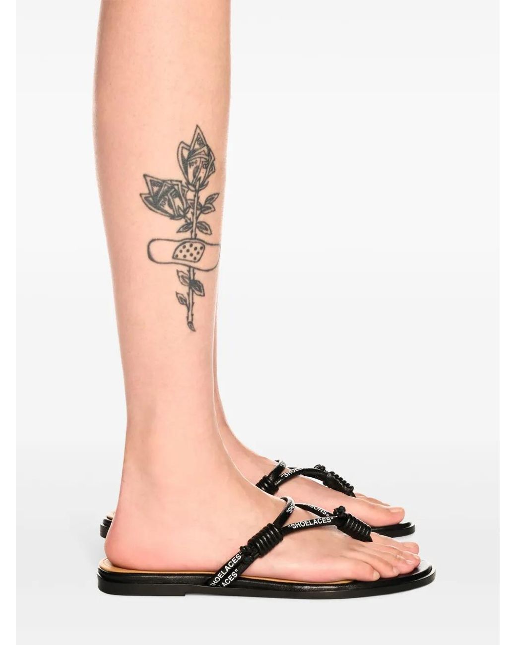 Off-White c/o Virgil Abloh Black Sholace Sandals