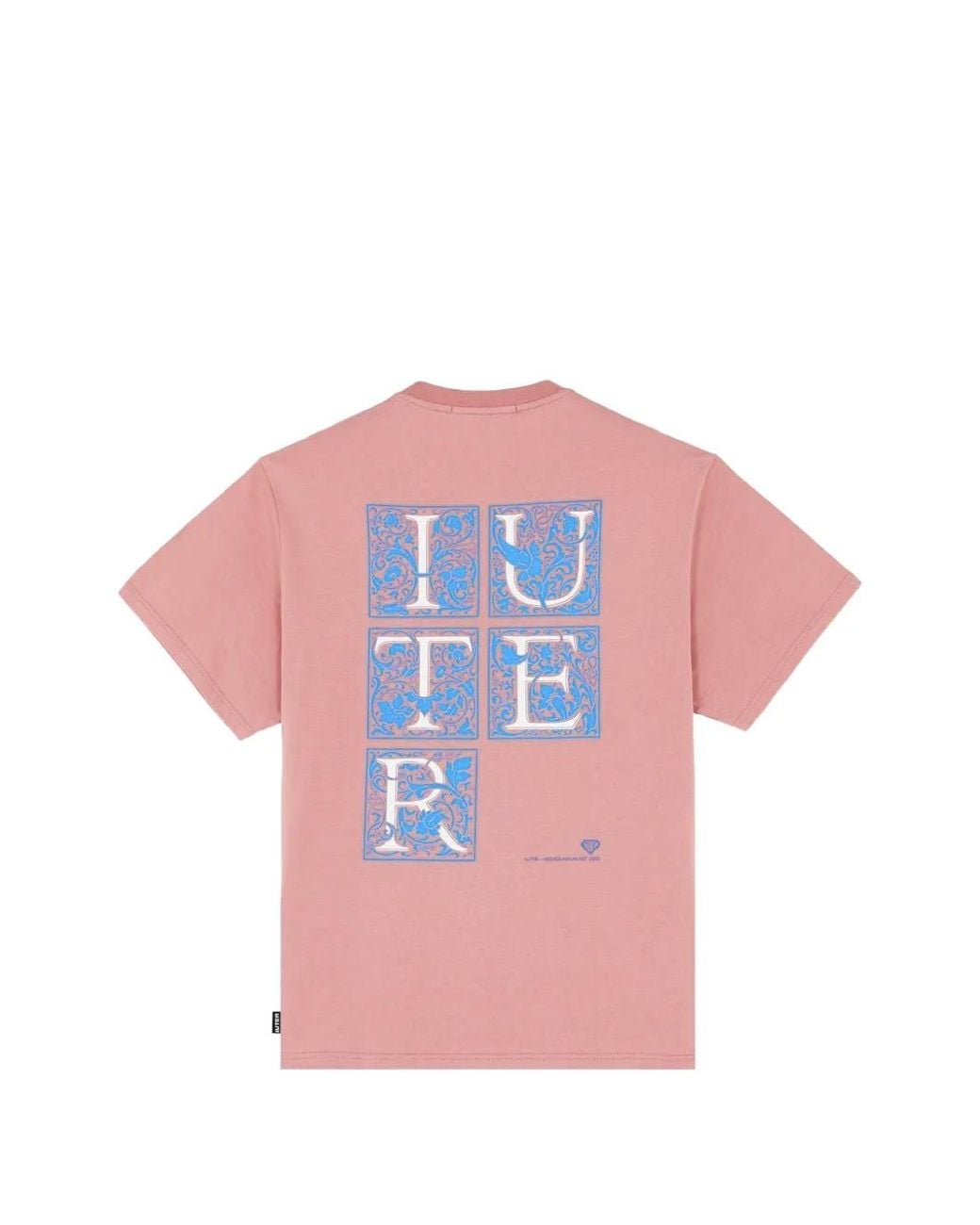 Iuter Pink Mediolanum Graphic-Print T-Shirt for men