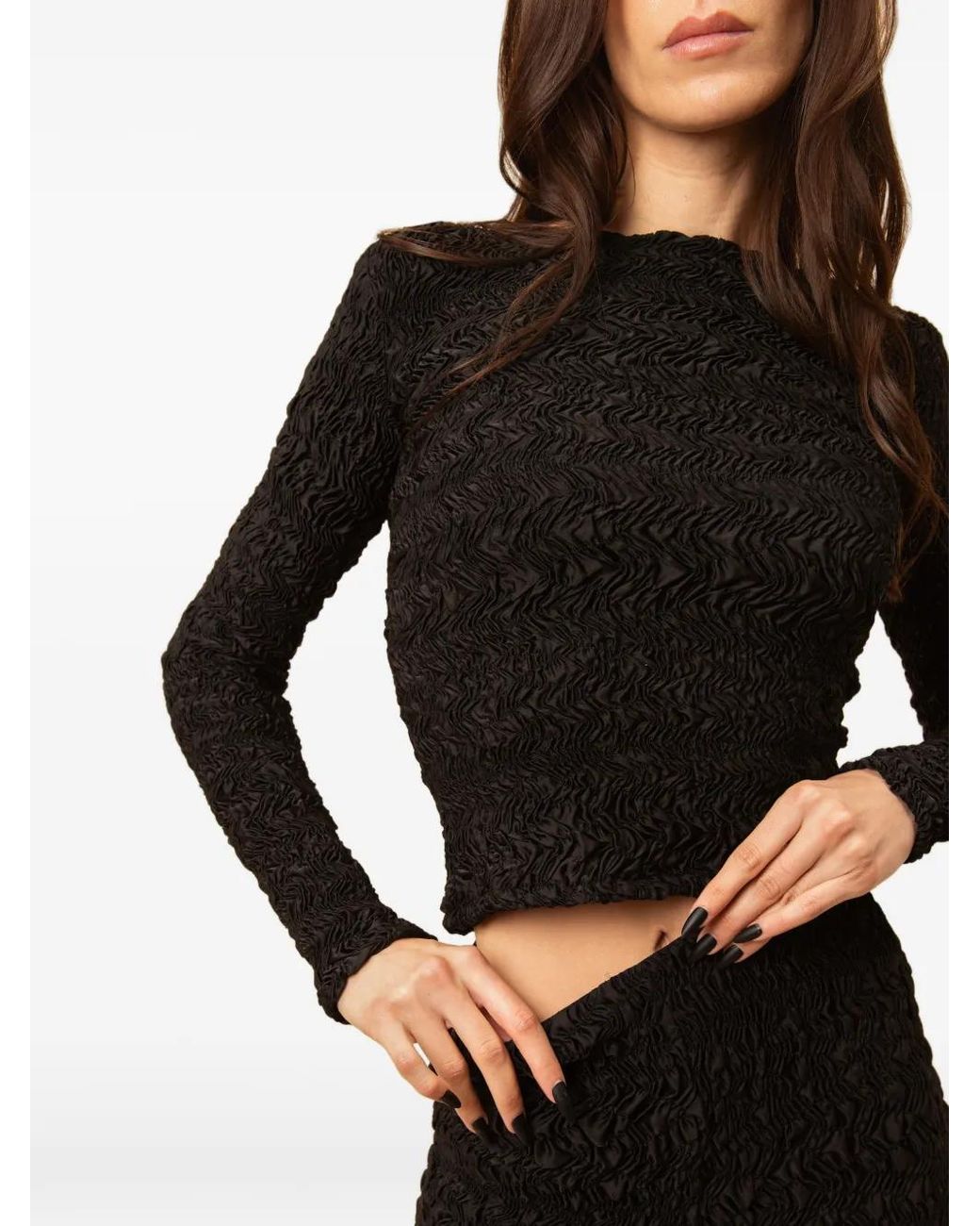Contessa Mills Black Blair Long-Sleeve T-Shirt