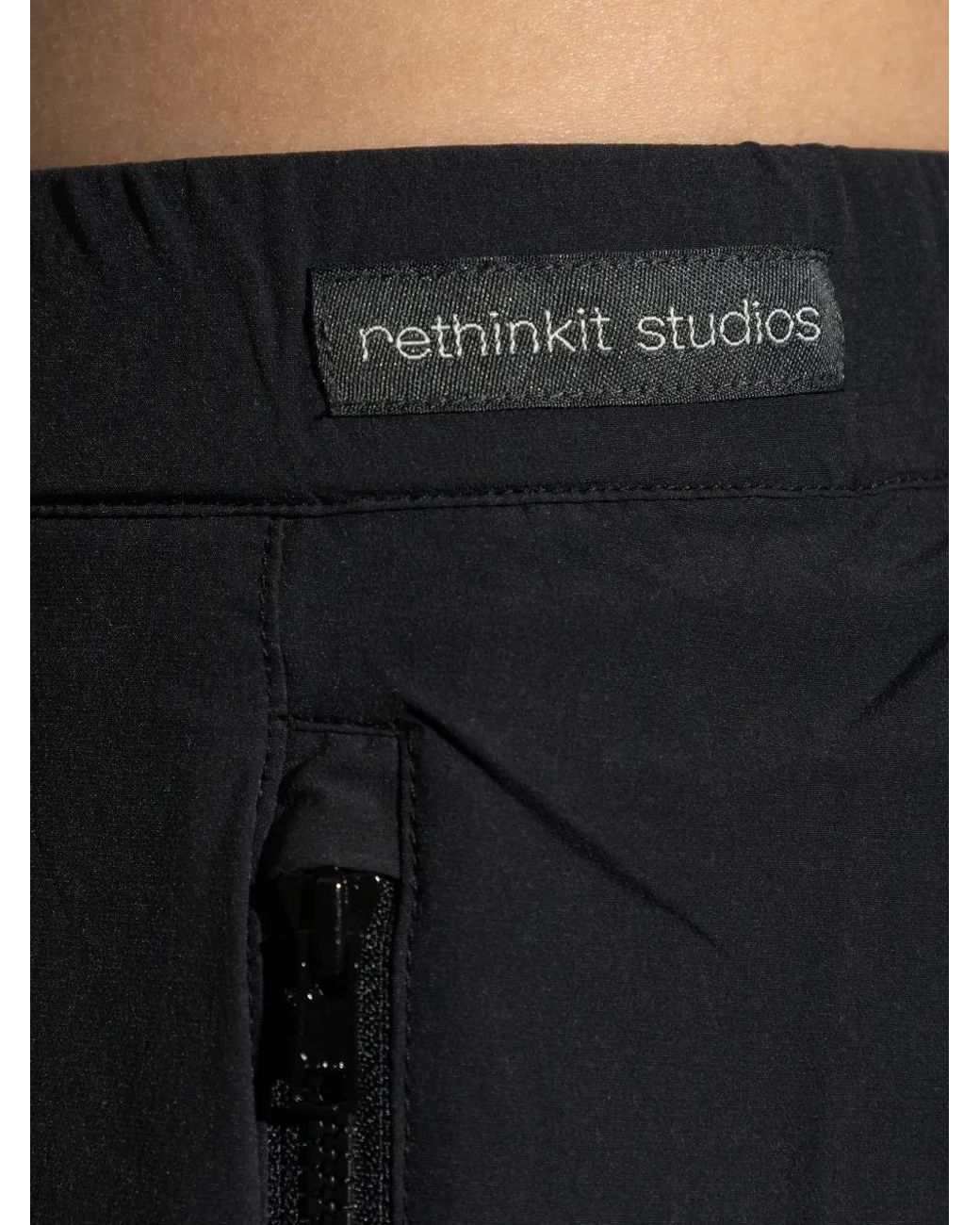 Rethinkit Studios Black Zip-Detail Trousers