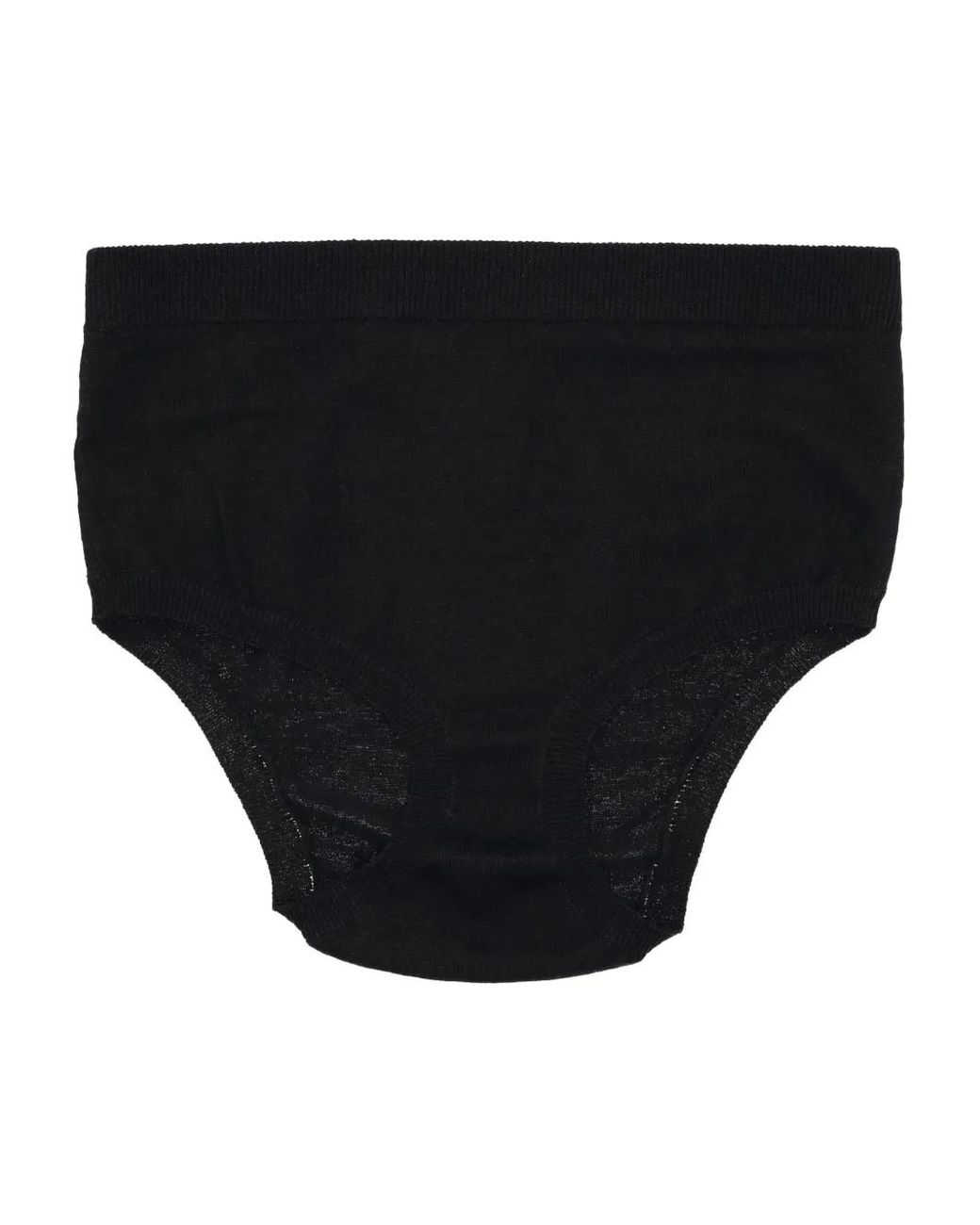 P.A.R.O.S.H. Black Ribbed-Trim Briefs