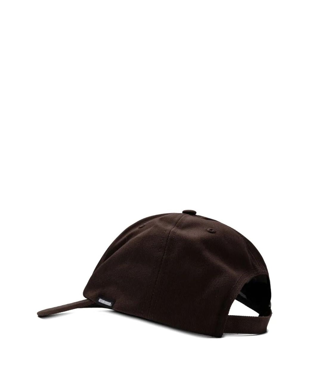 Neighborhood Black Monogram-Embroidered Baseball Cap for men