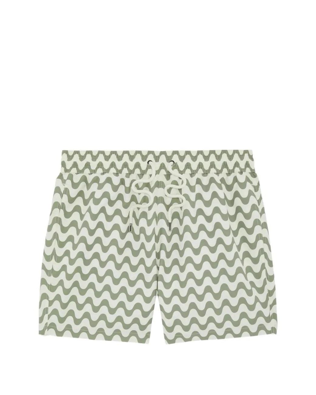 Frescobol Carioca White Copacabana Print Swim Shorts for men