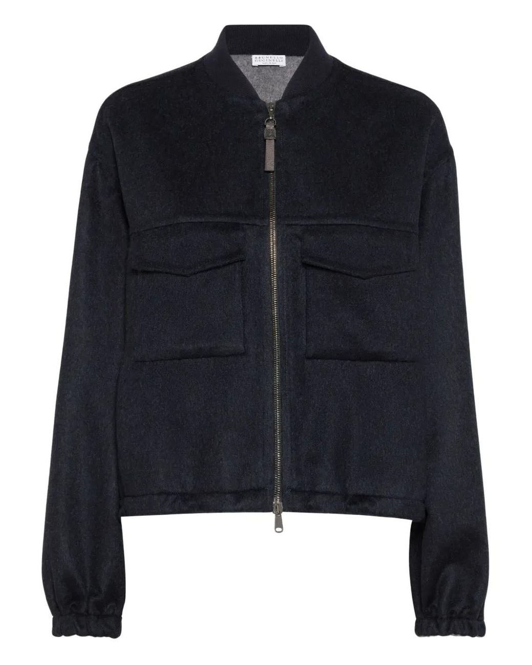 Brunello Cucinelli Blue Virgin Wool Jacket