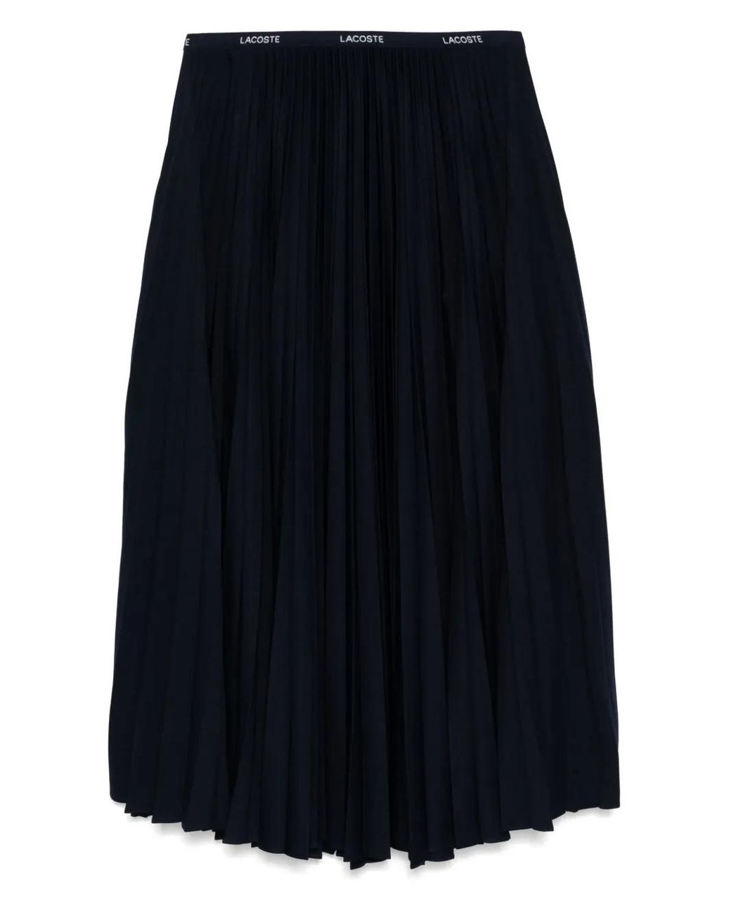 Lacoste Geplooide Rok Met Elastische Taille in het Blue