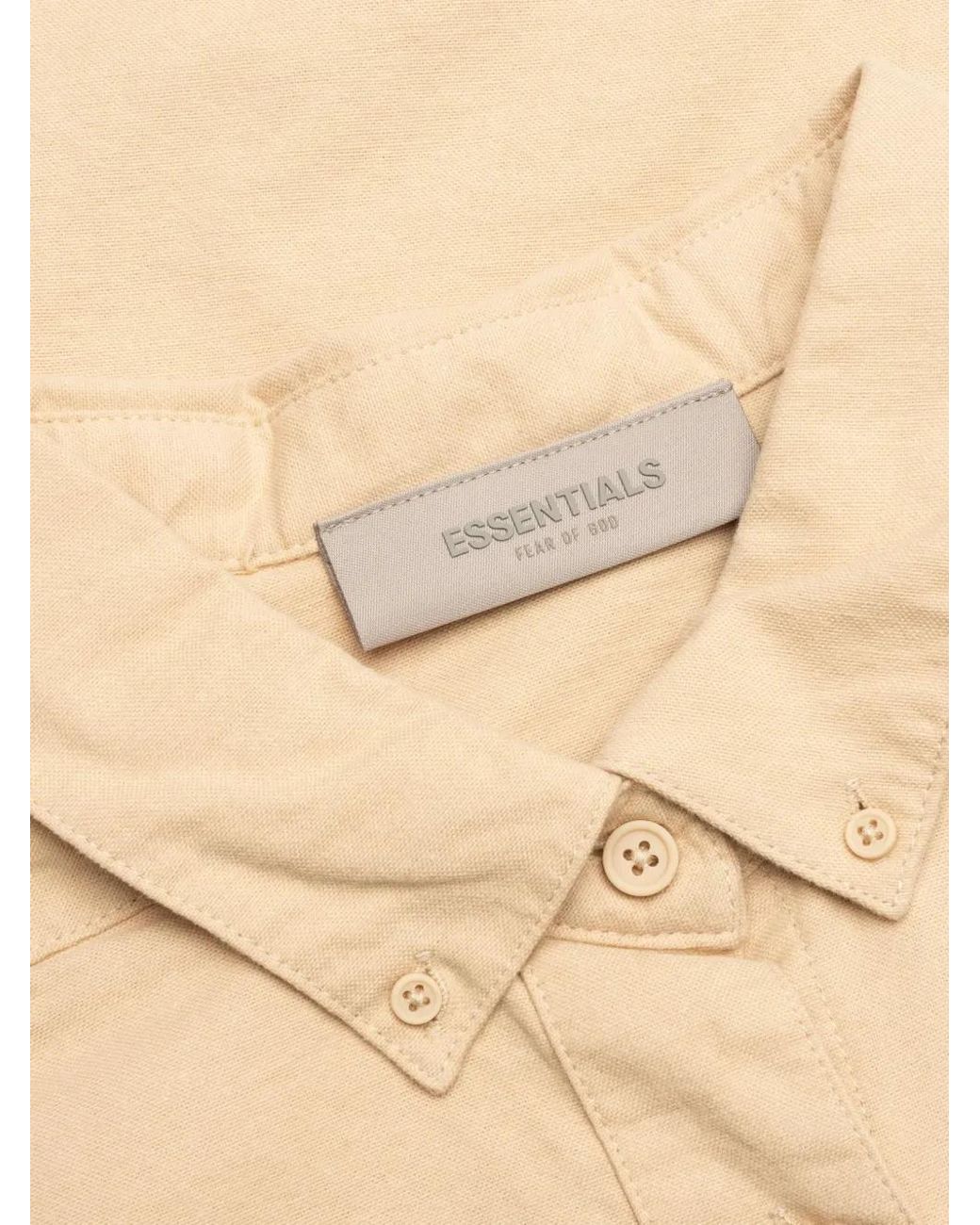 Fear Of God Natural Buttoned Long-Sleeve Shirt