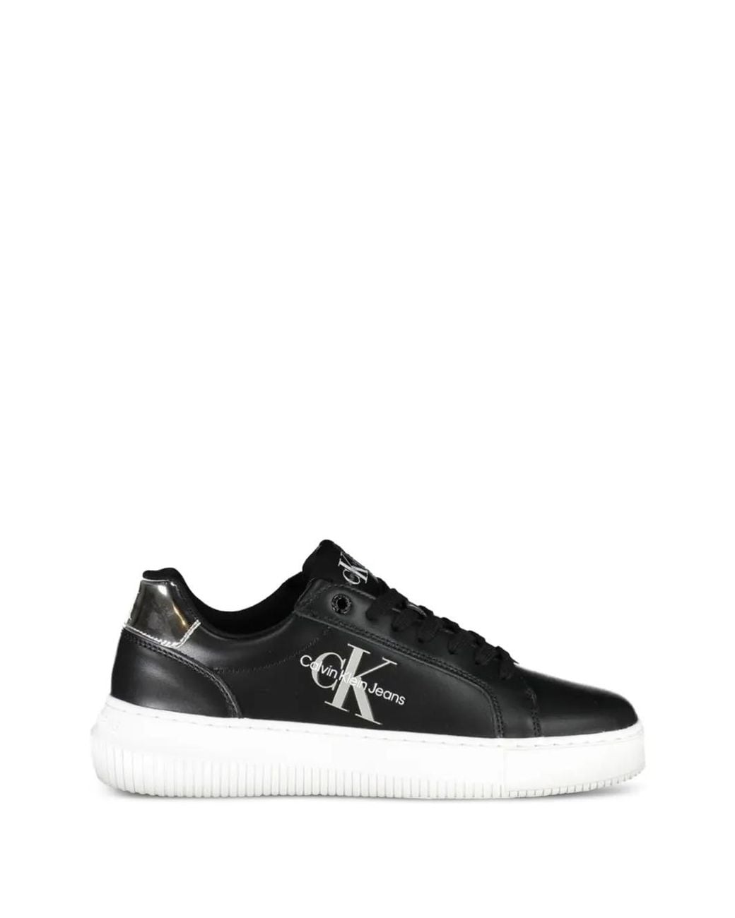 Calvin Klein Black Nero Leather Sneaker