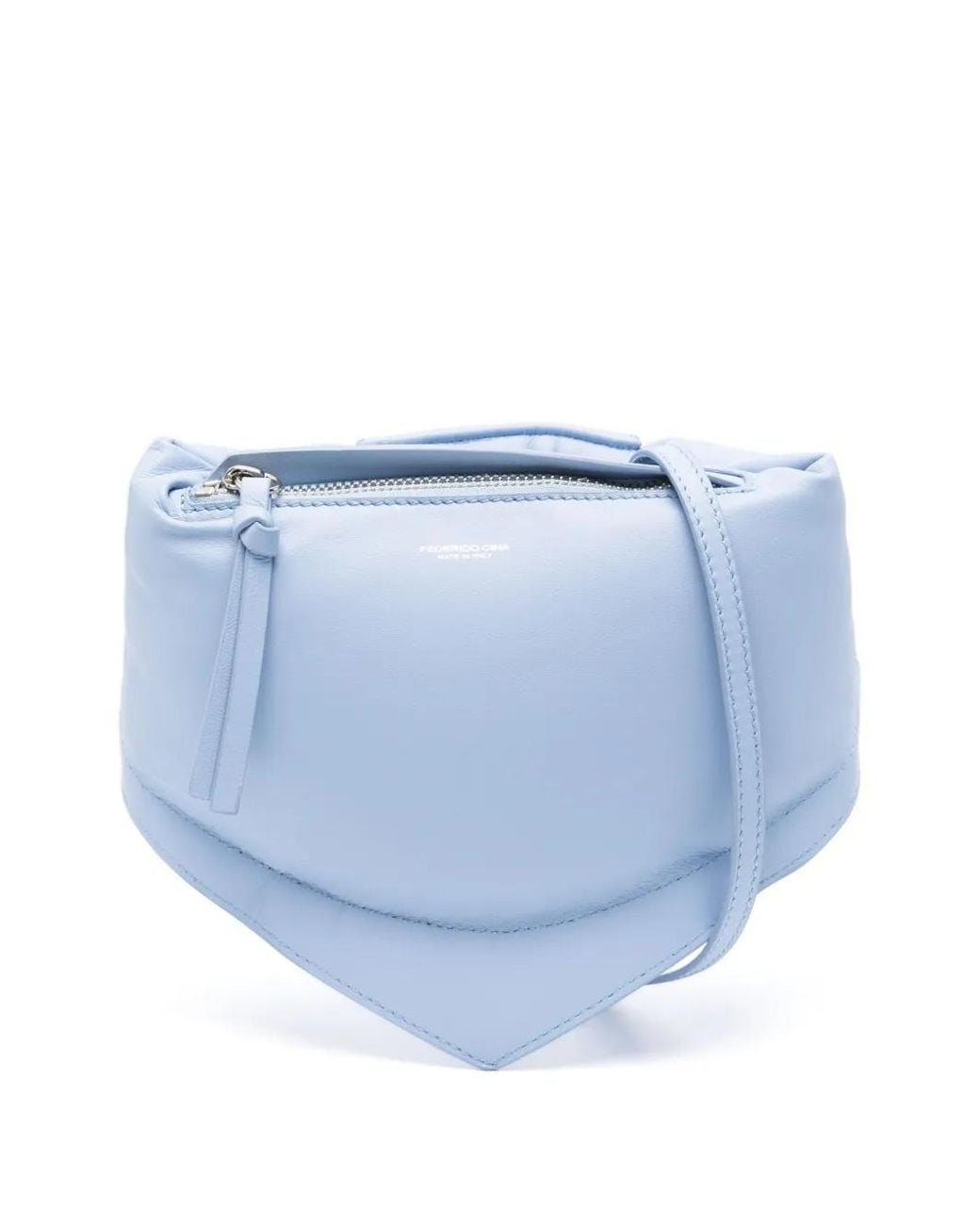 FEDERICO CINA Blue Mini Tortellino Tote Bag