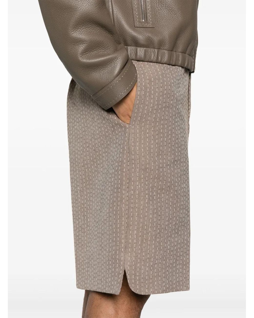 Fendi Gray Shorts for men