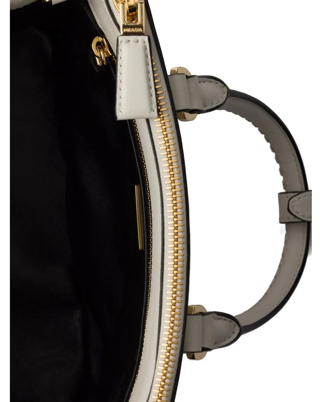 Prada Metallic Mini Galleria Leather Tote Bag