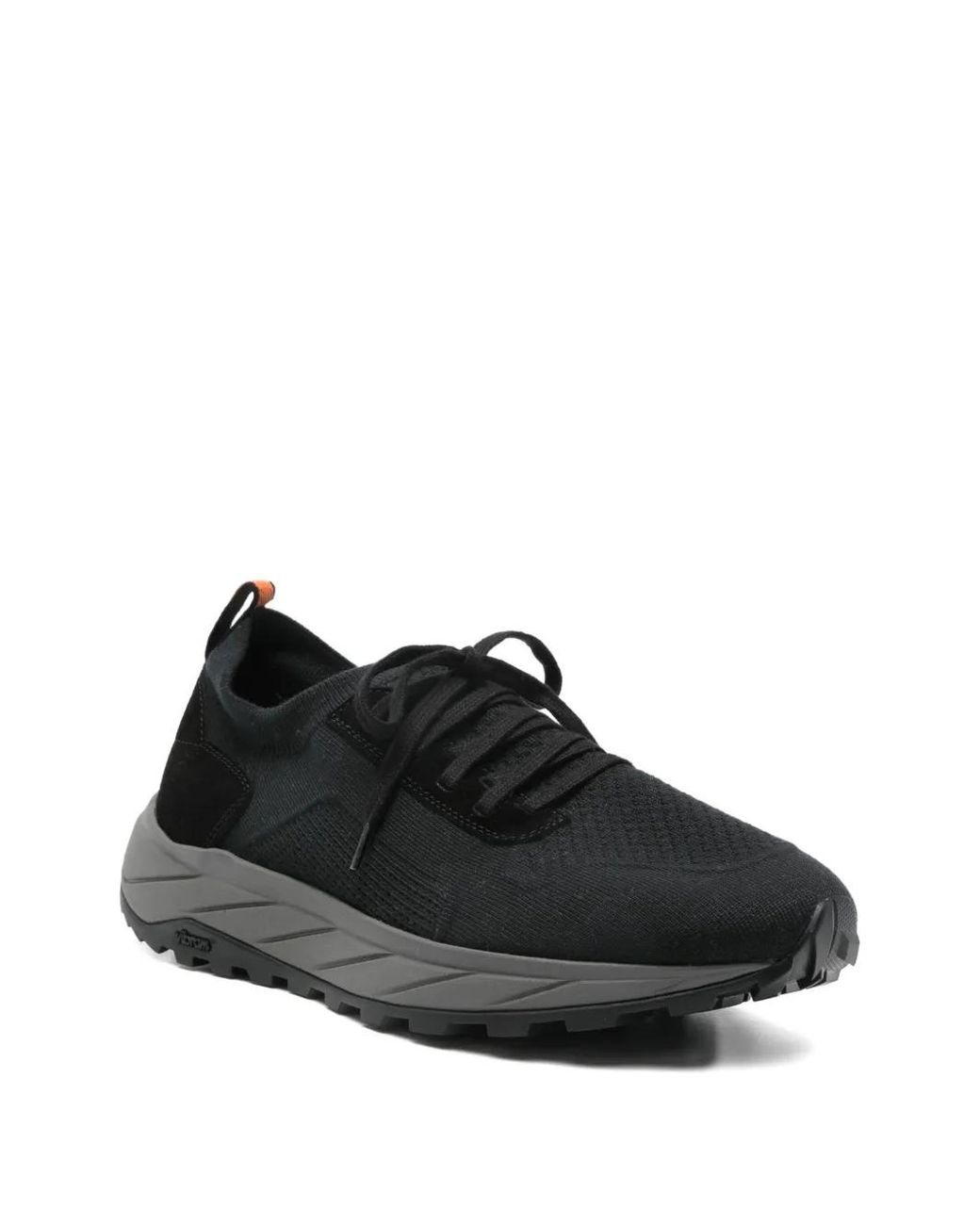 Henderson Black Apollo Leather Sneakers for men