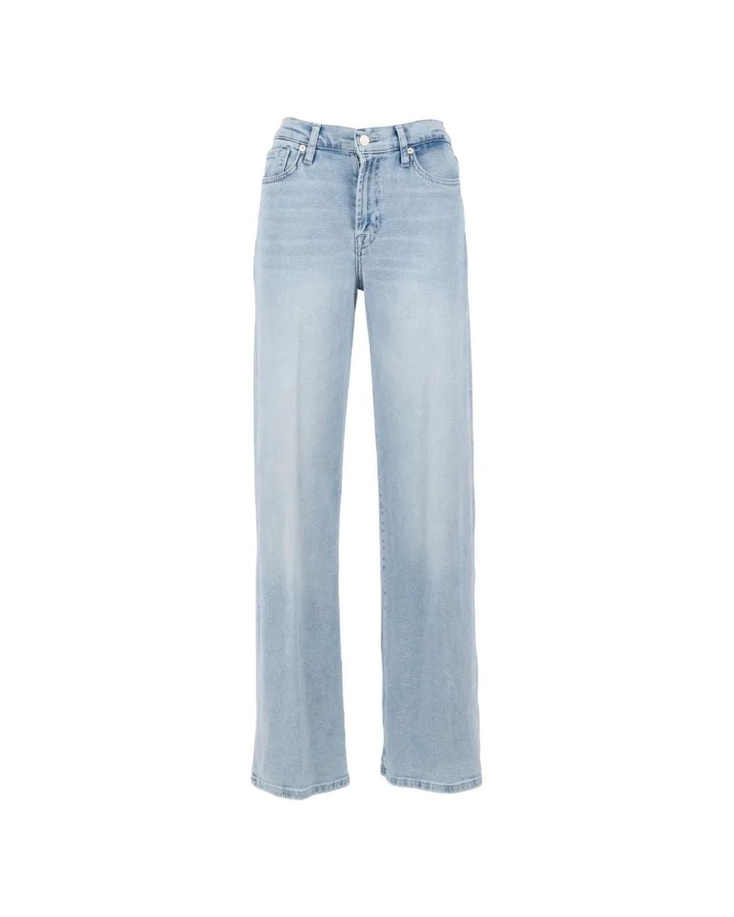 7 For All Mankind Blue Lotta Tailorless Jeans