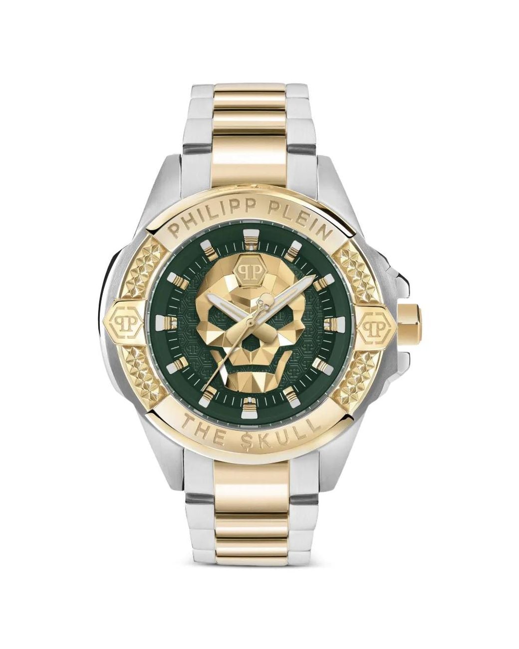 Philipp Plein Metallic The Skull 44Mm Watch for men