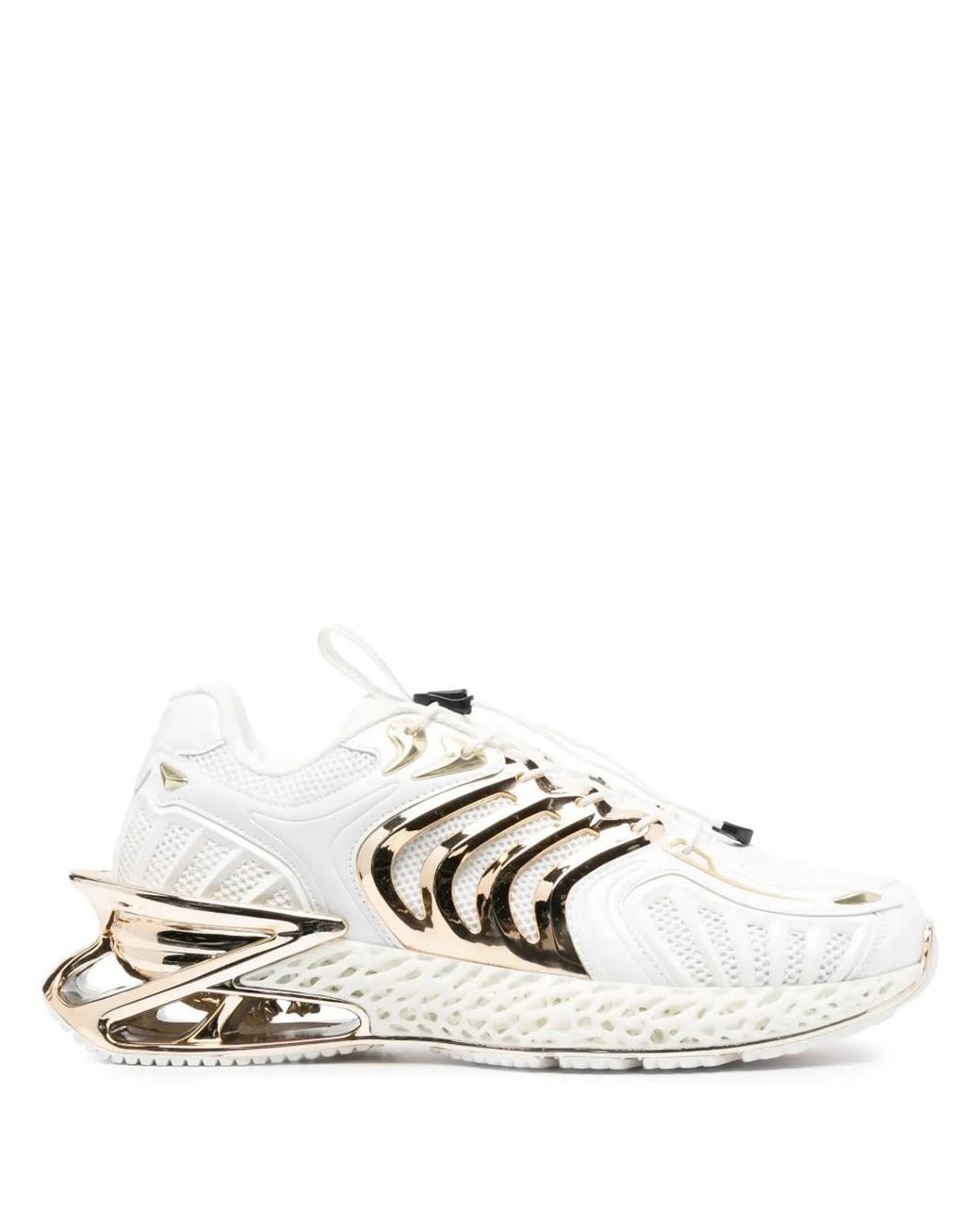 Philipp Plein White The Thunder Stroke Gen X 02 Sneakers