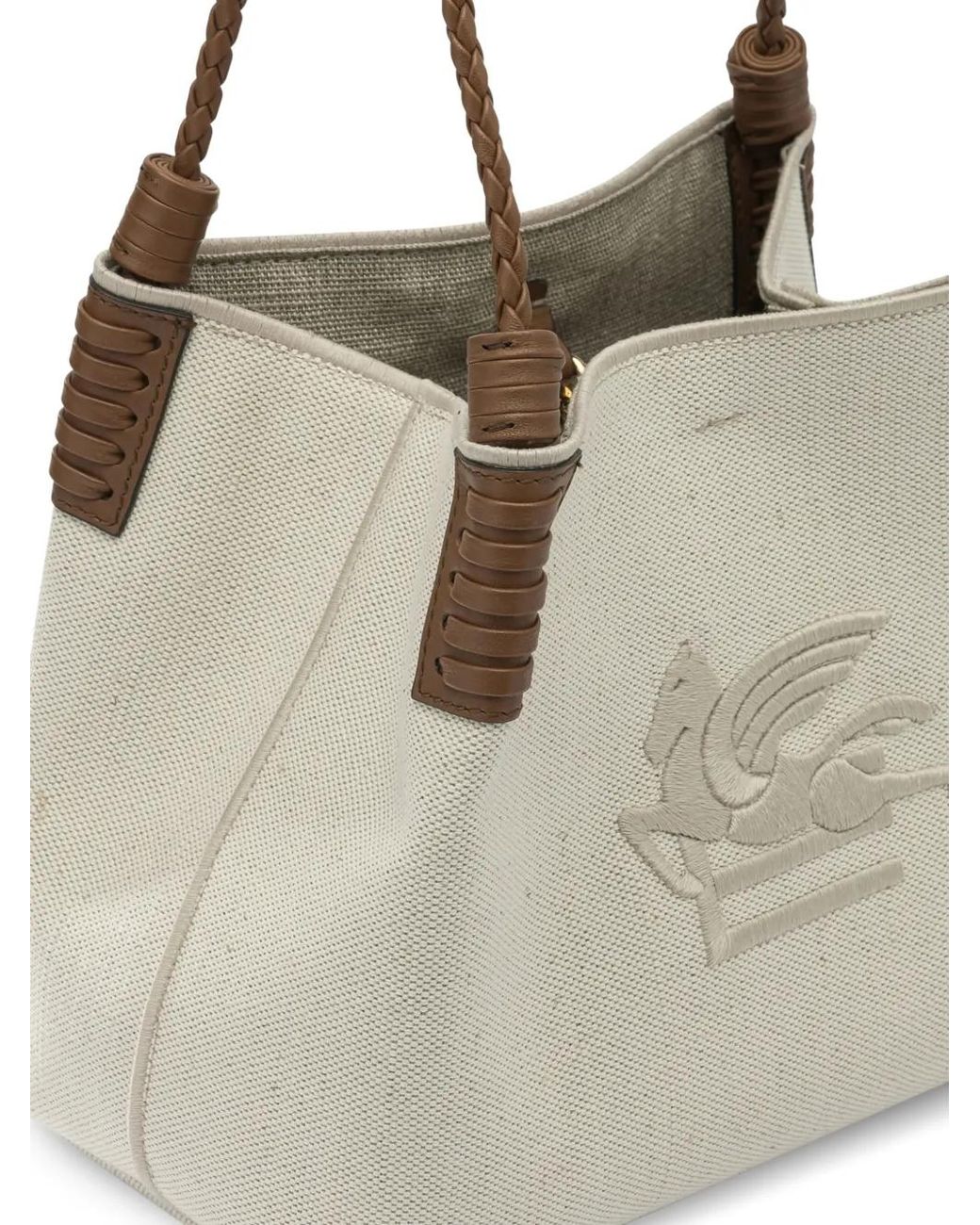 Borsa A Spalla Libra Piccola di Etro in White