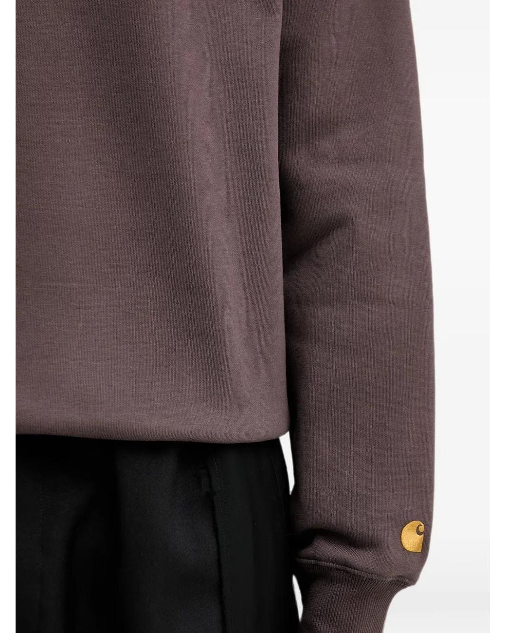 Carhartt Brown Chase Sweatshirt for men