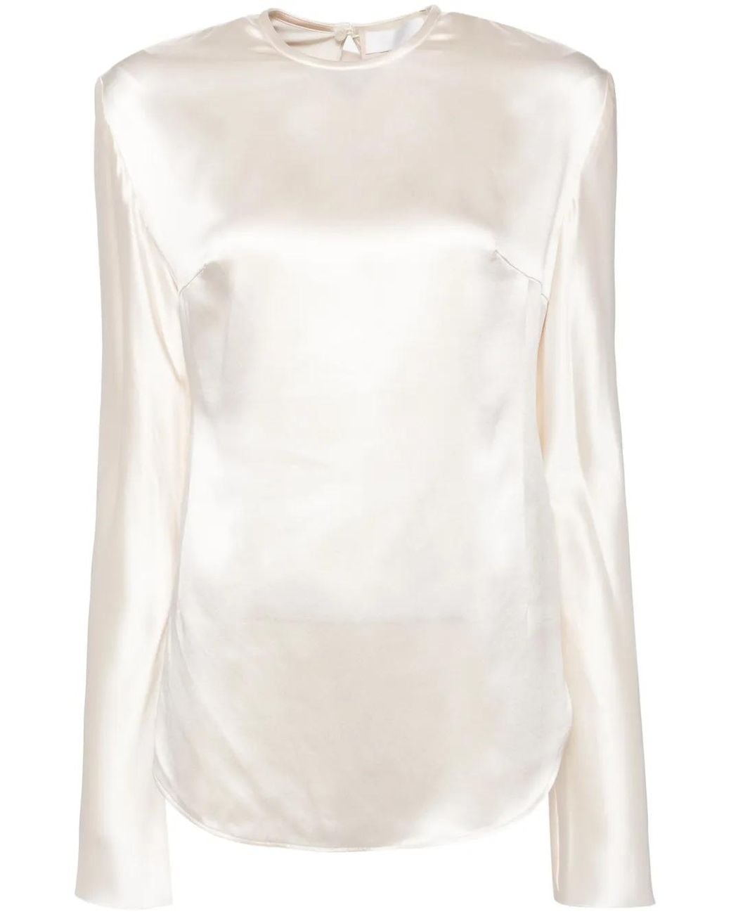 Litkovskaya White Silk Blouse