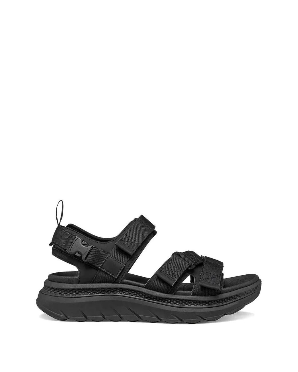Geox Black Touch-Strap Sandals for men