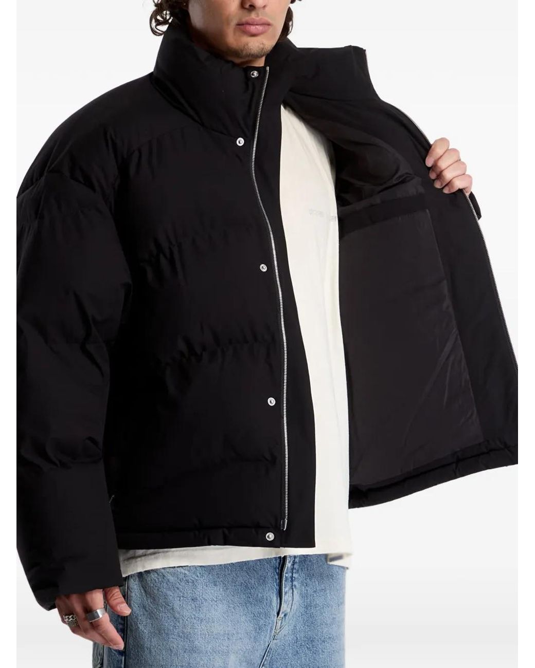 Represent Black Riot Puffer Jacket