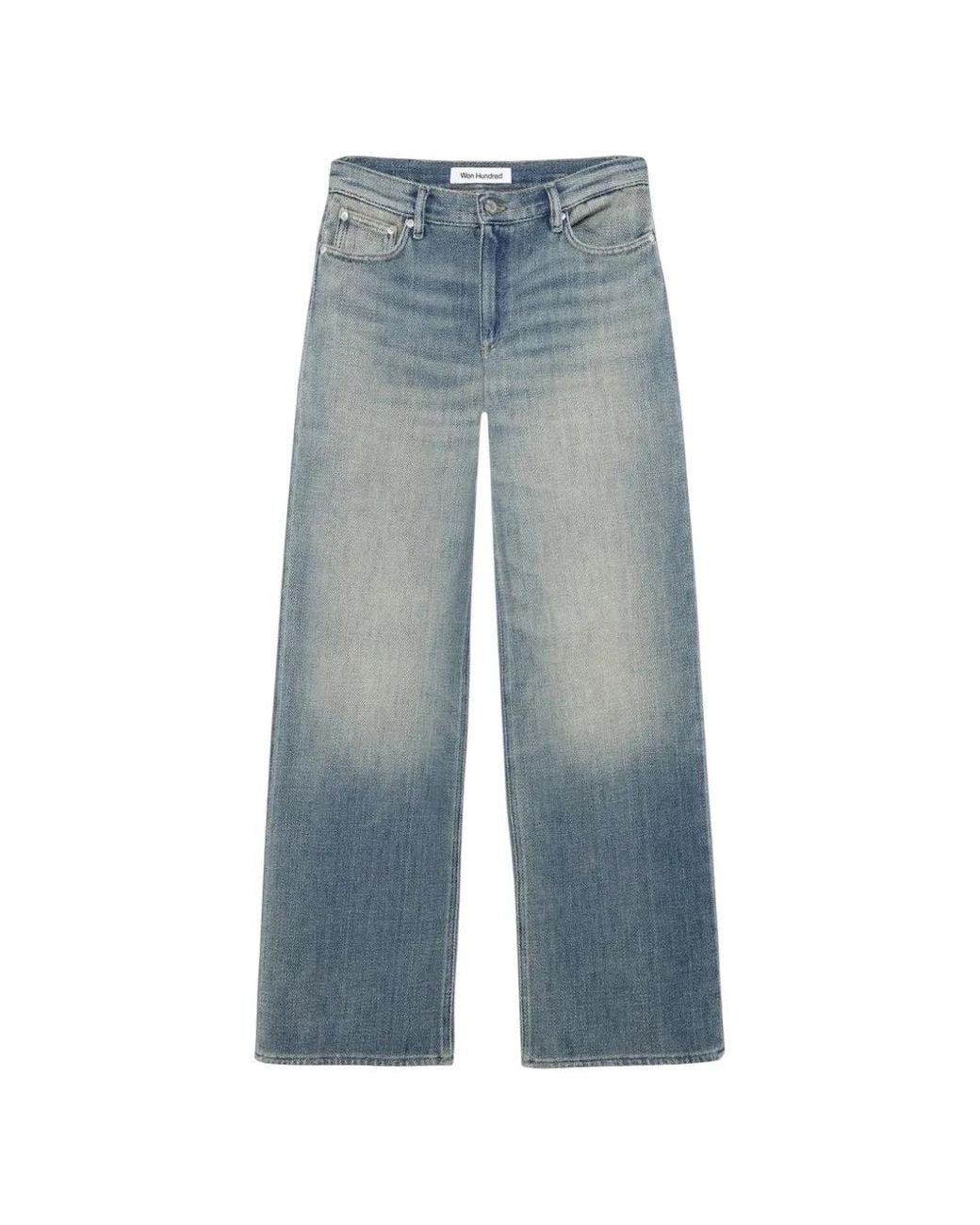 Won Hundred Blue Case Washed Jeans for men