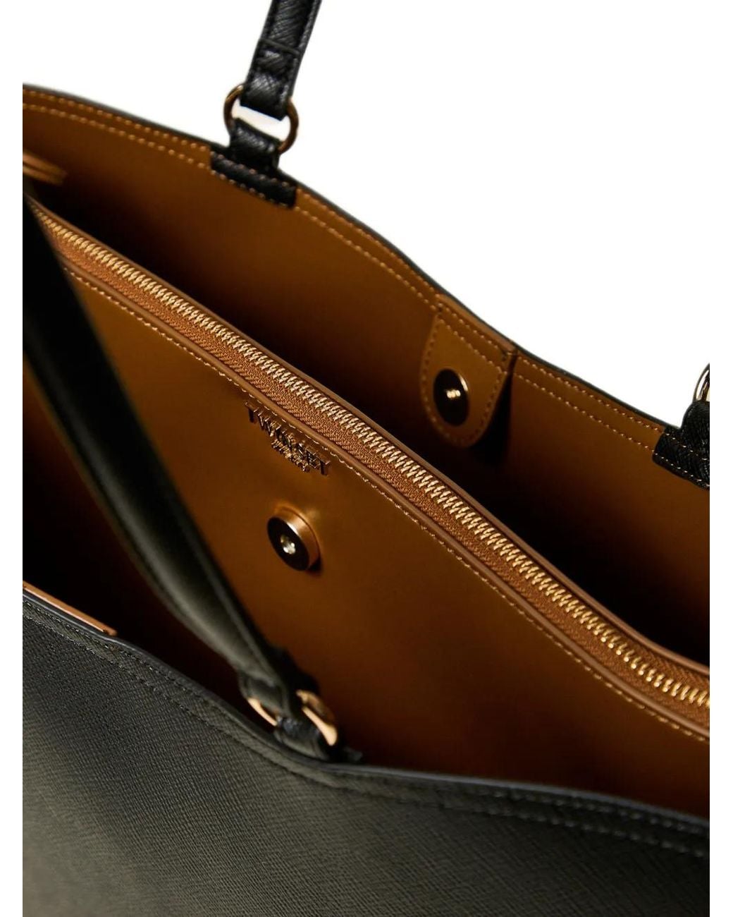 Twinset Black Unlined Shopper Bag